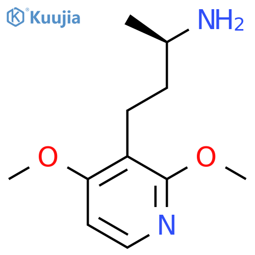 (2R)-4-(2,4-dimethoxypyridin-3-yl)butan-2-amine structure