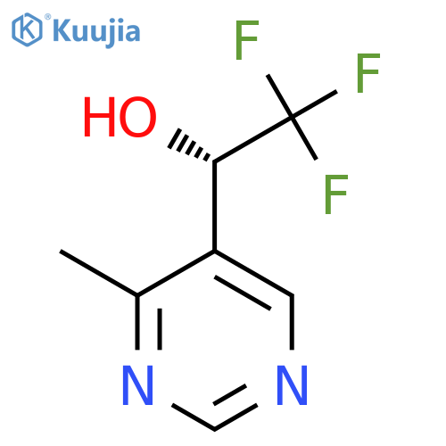 (1S)-2,2,2-trifluoro-1-(4-methylpyrimidin-5-yl)ethan-1-ol structure