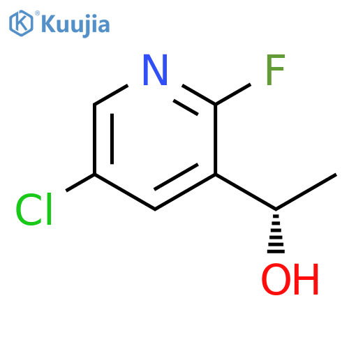 (1S)-1-(5-chloro-2-fluoropyridin-3-yl)ethan-1-ol structure