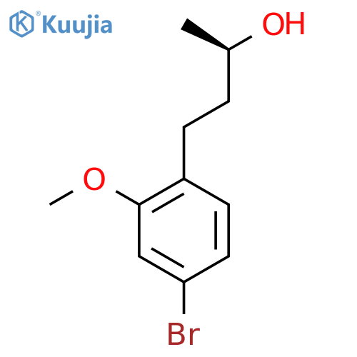 (2R)-4-(4-bromo-2-methoxyphenyl)butan-2-ol structure