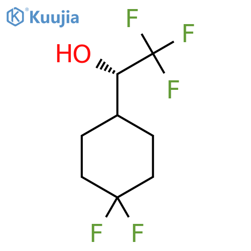 (1S)-1-(4,4-difluorocyclohexyl)-2,2,2-trifluoroethan-1-ol structure
