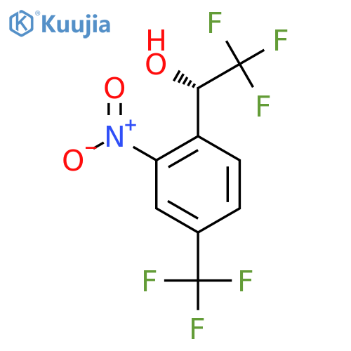 (1S)-2,2,2-trifluoro-1-2-nitro-4-(trifluoromethyl)phenylethan-1-ol structure