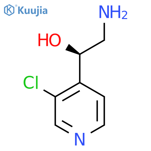 (1R)-2-amino-1-(3-chloropyridin-4-yl)ethan-1-ol structure