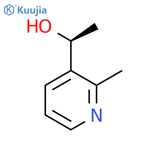 (1S)-1-(2-methylpyridin-3-yl)ethan-1-ol structure