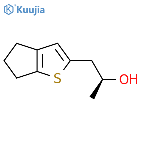 (2S)-1-{4H,5H,6H-cyclopentabthiophen-2-yl}propan-2-ol structure