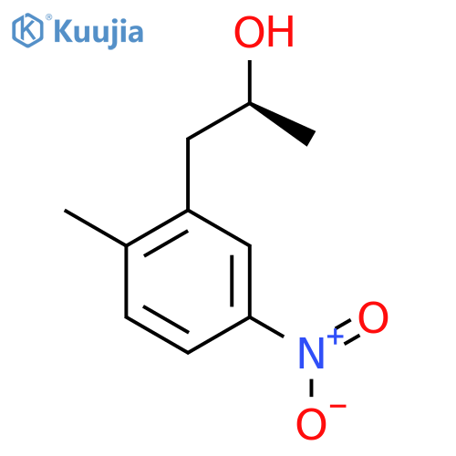 (2S)-1-(2-methyl-5-nitrophenyl)propan-2-ol structure