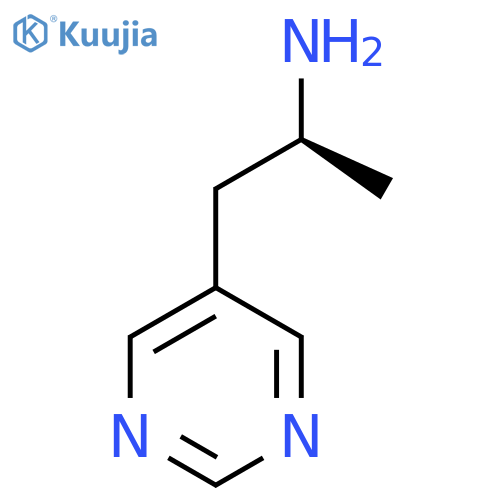 (2S)-1-(pyrimidin-5-yl)propan-2-amine structure
