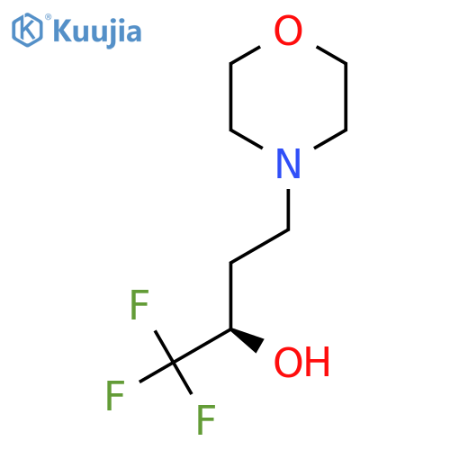 (2R)-1,1,1-trifluoro-4-(morpholin-4-yl)butan-2-ol structure