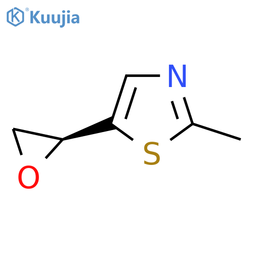 2-methyl-5-(2S)-oxiran-2-yl-1,3-thiazole structure