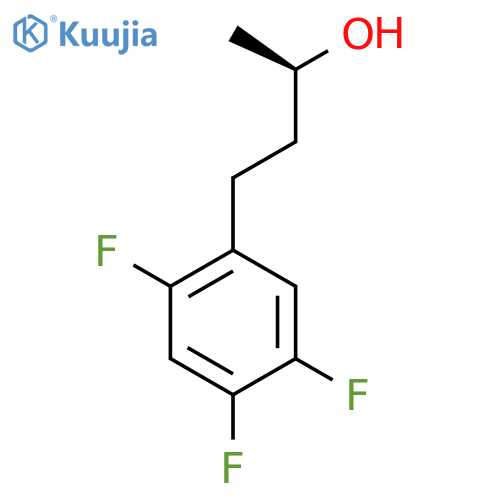 (2R)-4-(2,4,5-trifluorophenyl)butan-2-ol structure