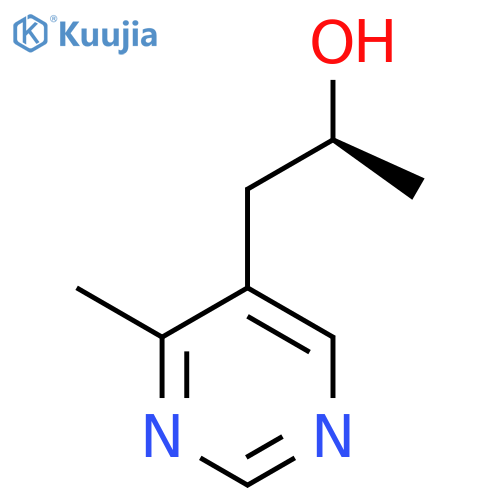 (2S)-1-(4-methylpyrimidin-5-yl)propan-2-ol structure