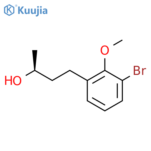 (2S)-4-(3-bromo-2-methoxyphenyl)butan-2-ol structure