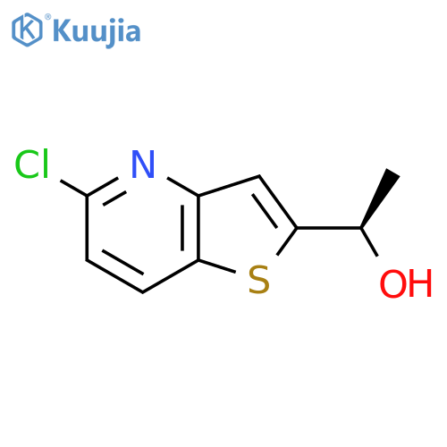(1R)-1-{5-chlorothieno3,2-bpyridin-2-yl}ethan-1-ol structure