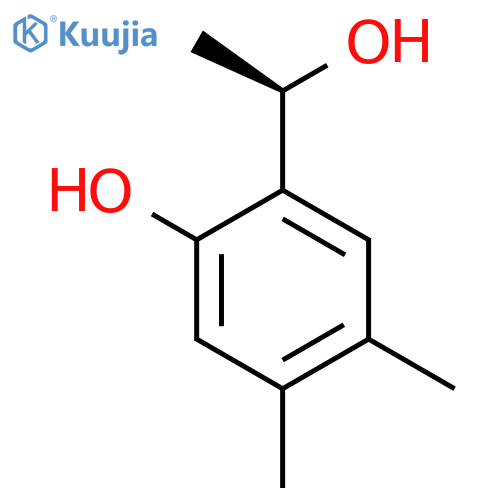 2-(1R)-1-hydroxyethyl-4,5-dimethylphenol structure