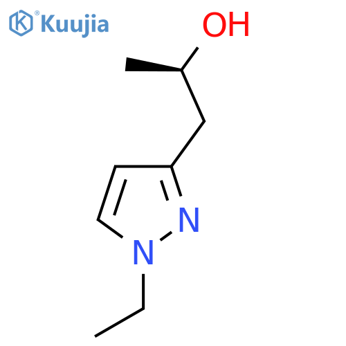 (2R)-1-(1-ethyl-1H-pyrazol-3-yl)propan-2-ol structure