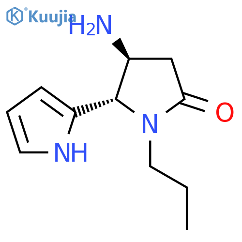 4-amino-1-propyl-5-(1H-pyrrol-2-yl)pyrrolidin-2-one structure