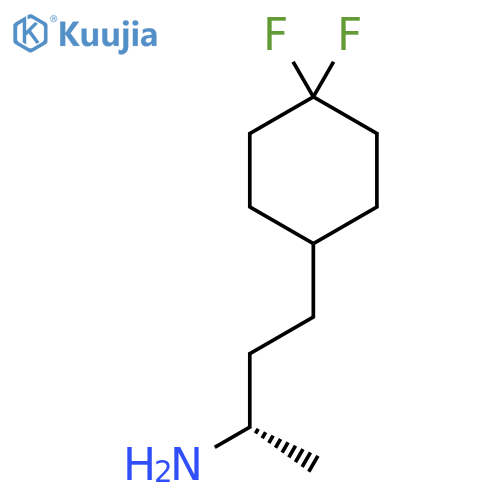 (2S)-4-(4,4-difluorocyclohexyl)butan-2-amine structure