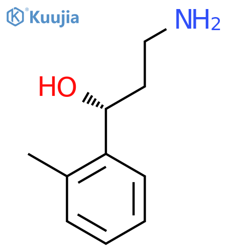(1R)-3-amino-1-(2-methylphenyl)propan-1-ol structure