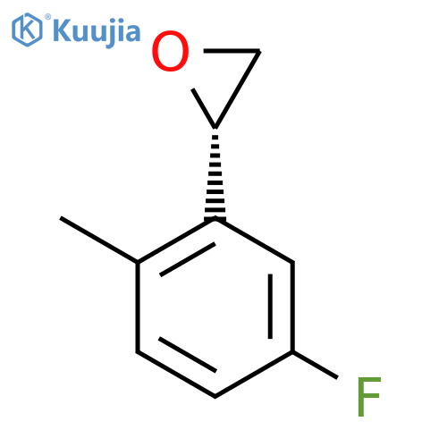 (2S)-2-(5-fluoro-2-methylphenyl)oxirane structure