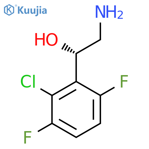 (1S)-2-amino-1-(2-chloro-3,6-difluorophenyl)ethan-1-ol structure