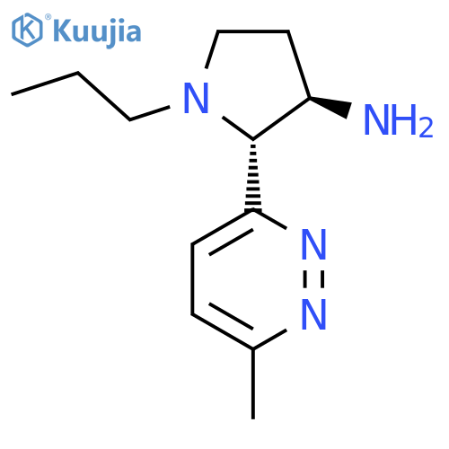 2-(6-Methylpyridazin-3-yl)-1-propylpyrrolidin-3-amine structure