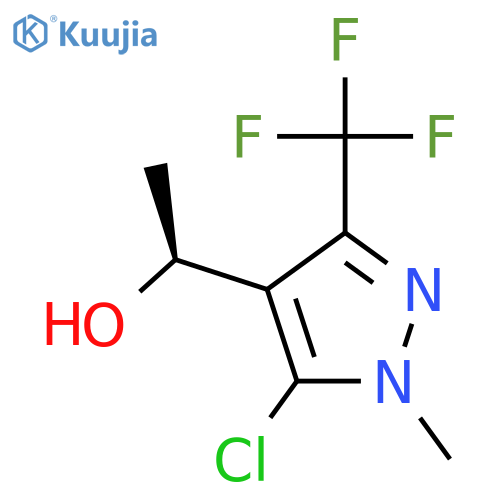 (1S)-1-5-chloro-1-methyl-3-(trifluoromethyl)-1H-pyrazol-4-ylethan-1-ol structure