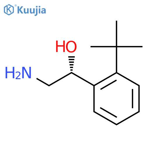 (1R)-2-amino-1-(2-tert-butylphenyl)ethan-1-ol structure