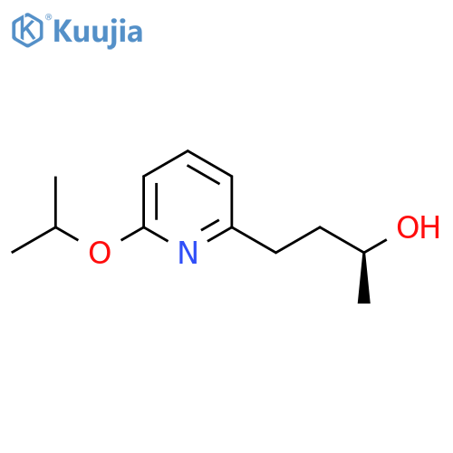 (2S)-4-6-(propan-2-yloxy)pyridin-2-ylbutan-2-ol structure