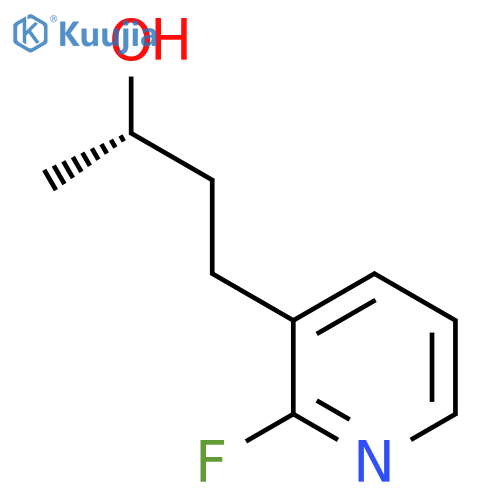 (2S)-4-(2-fluoropyridin-3-yl)butan-2-ol structure