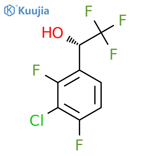 (1S)-1-(3-chloro-2,4-difluorophenyl)-2,2,2-trifluoroethan-1-ol structure
