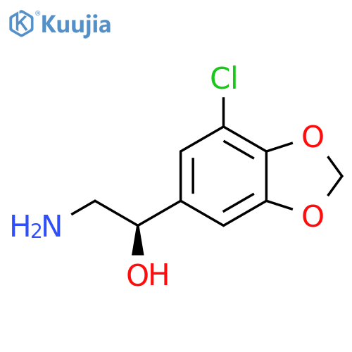 (1R)-2-amino-1-(7-chloro-1,3-dioxaindan-5-yl)ethan-1-ol structure