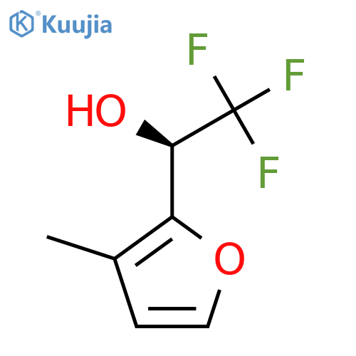 (1R)-2,2,2-trifluoro-1-(3-methylfuran-2-yl)ethan-1-ol structure