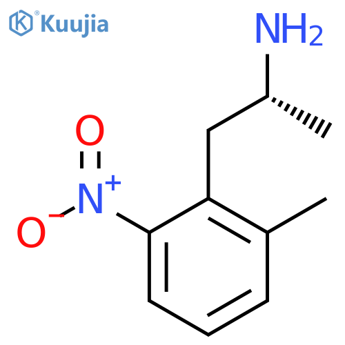 (2R)-1-(2-methyl-6-nitrophenyl)propan-2-amine structure