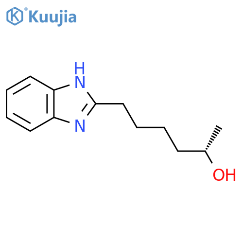 (2S)-6-(1H-1,3-benzodiazol-2-yl)hexan-2-ol structure
