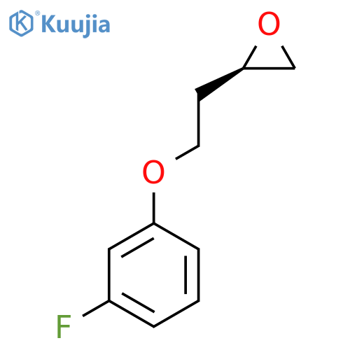 (2R)-2-2-(3-fluorophenoxy)ethyloxirane structure