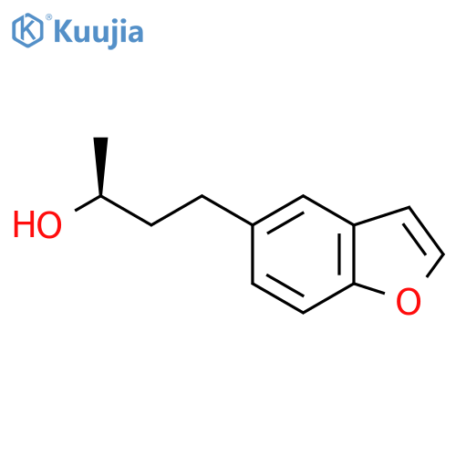 (2S)-4-(1-benzofuran-5-yl)butan-2-ol structure