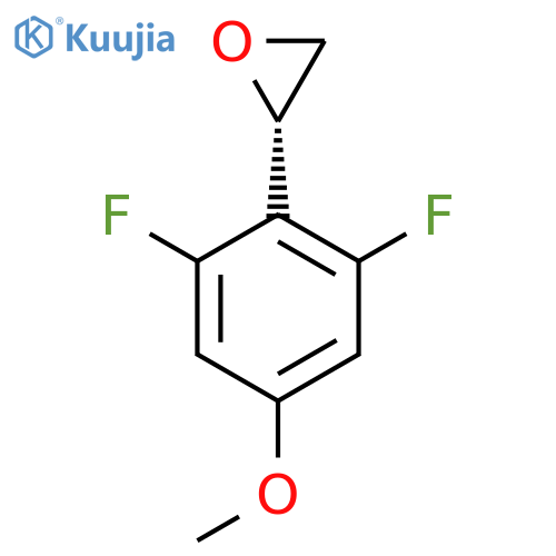 (2S)-2-(2,6-difluoro-4-methoxyphenyl)oxirane structure