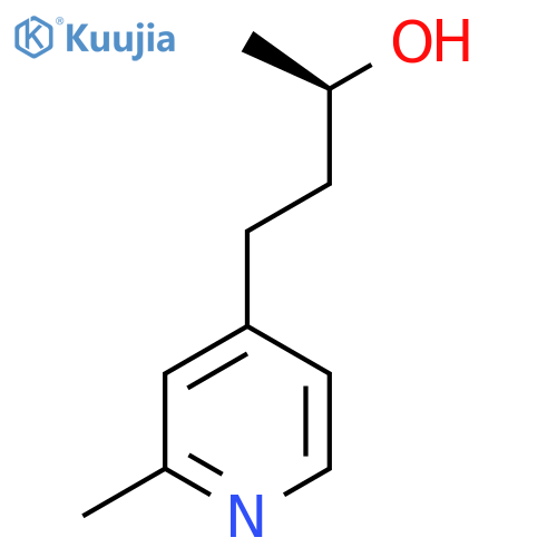 (2R)-4-(2-methylpyridin-4-yl)butan-2-ol structure