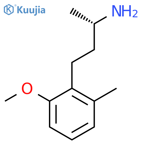 (2S)-4-(2-methoxy-6-methylphenyl)butan-2-amine structure