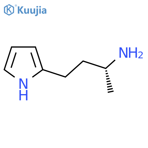 (2R)-4-(1H-pyrrol-2-yl)butan-2-amine structure
