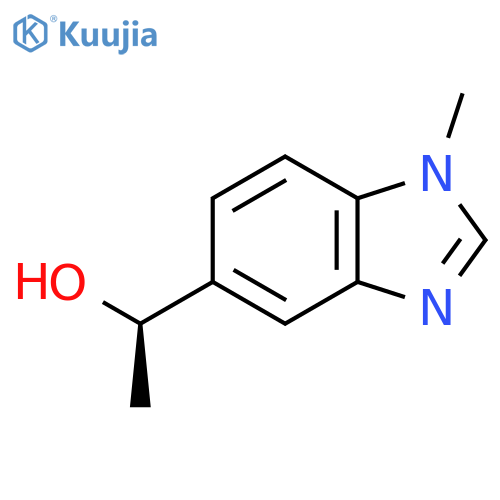 (1R)-1-(1-methyl-1H-1,3-benzodiazol-5-yl)ethan-1-ol structure