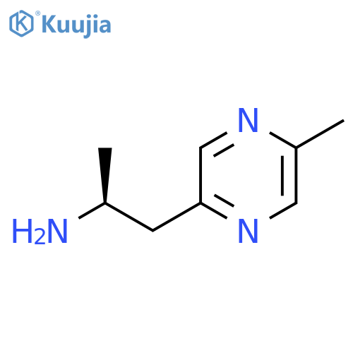 (2S)-1-(5-methylpyrazin-2-yl)propan-2-amine structure