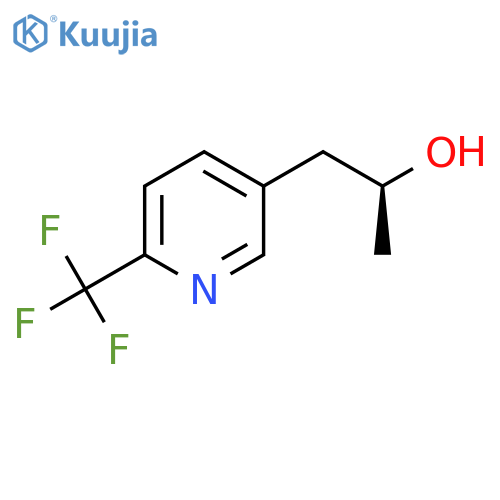 (2S)-1-6-(trifluoromethyl)pyridin-3-ylpropan-2-ol structure