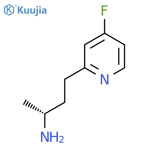 (2R)-4-(4-fluoropyridin-2-yl)butan-2-amine structure