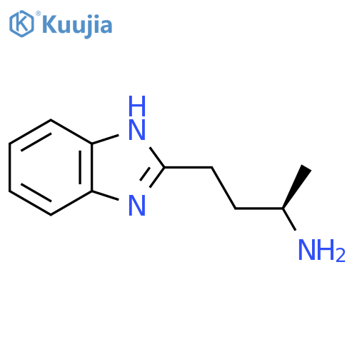 (2R)-4-(1H-1,3-benzodiazol-2-yl)butan-2-amine structure
