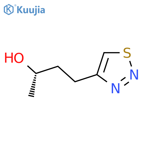(2S)-4-(1,2,3-thiadiazol-4-yl)butan-2-ol structure