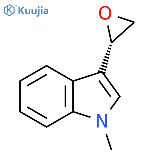 1-methyl-3-(2S)-oxiran-2-yl-1H-indole structure