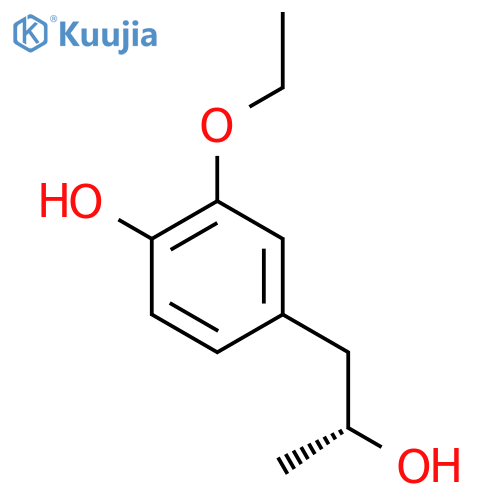2-ethoxy-4-(2R)-2-hydroxypropylphenol structure