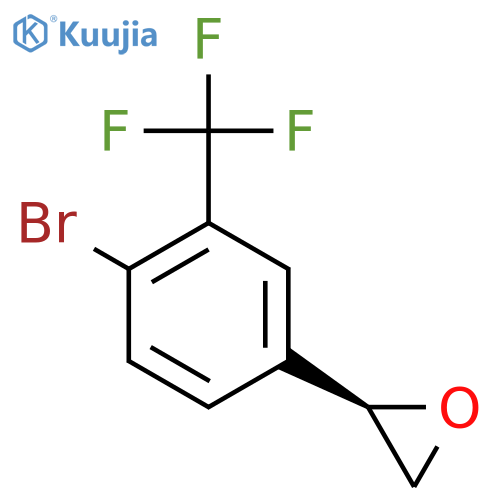 (2R)-2-4-bromo-3-(trifluoromethyl)phenyloxirane structure
