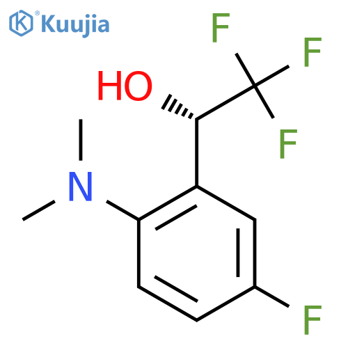 (1S)-1-2-(dimethylamino)-5-fluorophenyl-2,2,2-trifluoroethan-1-ol structure